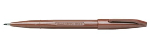 Pentel S520 Sign Pen pennarello punta fibra marrone 12 pz