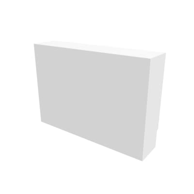 Cubierta de acero blanco talla 2 panel de protección metálico para cajas de registro empotradas