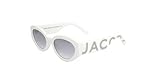 Marc Jacobs Grey Mirrorshade Silver Cat Eye Ladies Sunglasses MARC 694/G/S 0HYM/IC 54