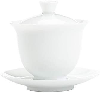 Gaïwan en porcelaine de Dehua évitez l'amertume de votre thé avec ce bol couvert