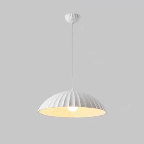 White Island Chandelier Dome Modern Plaster Pendant Light Scandinavian Concrete
