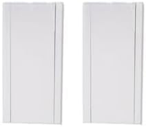 (2) Central Vacuum Almond low Voltage Inlet Valve w/Round Door work with 06-0619-74, BIR-9227-11