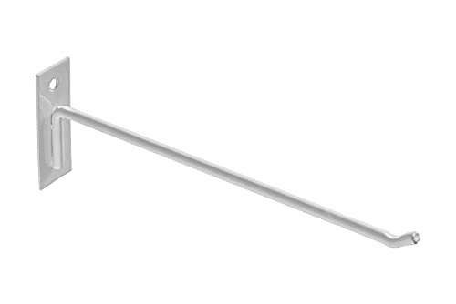 GANCHO BESSER P/ PAREDE - CHAPA RETA - 20 cm - 100 unidades (Branco)