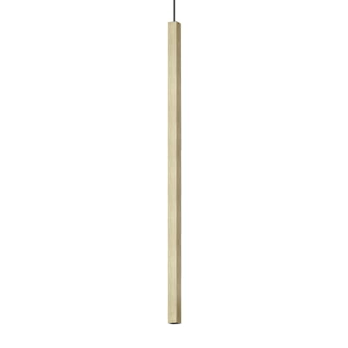 Plafonnier LED carré pour salon cathédrale Ideal Lux ULTRATHIN 100 cm 3000K