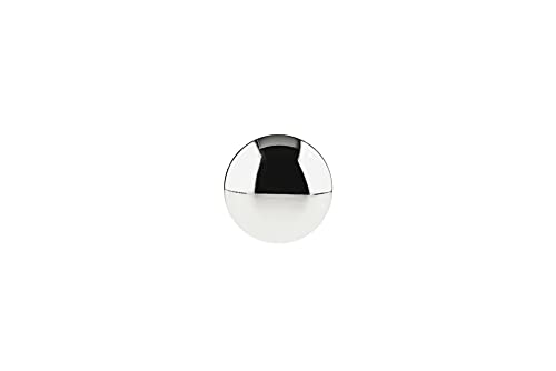 Image of Richelieu Hardware BP904125140 Copperfield Collection 1-inch (25 mm) Chrome Functional Cabinet and Drawer Mushroom Knob for Kitchen, Bathroom, and Furniture