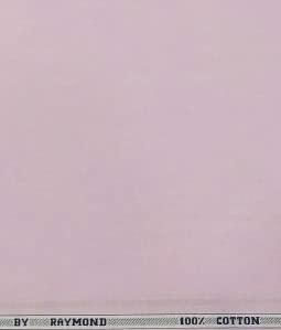 Image of Raymond 100% Cotton Fabric (All Weather Fabric, Unstitched Premium Fabric, Solid, Less Wrinkles) (Pink, 1.7 Meters for Shirt)
