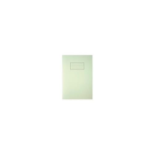 AbbeyShake Cuaderno escolar rayado con borde verde A4