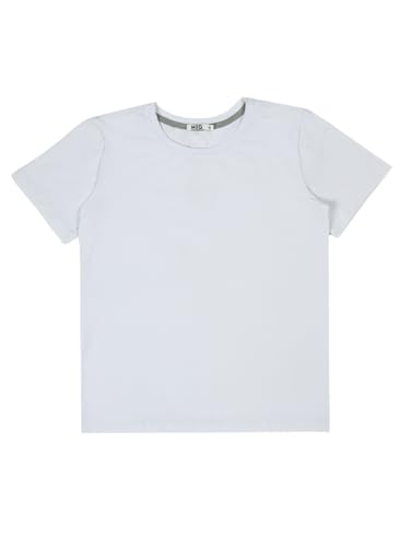 MOD Jean - T-shirt basique pour femme - En coton - Taille S à XXL - Noir et blanc - T-shirt basique à manches courtes pour le quotidien et les loisirs, Blanc., XL MOD Jean - T-shirt basique pour femme - En coton - Taille S à XXL - Noir et blanc - T-shirt basique à manches courtes pour le quotidien et les loisirs, Blanc., XL