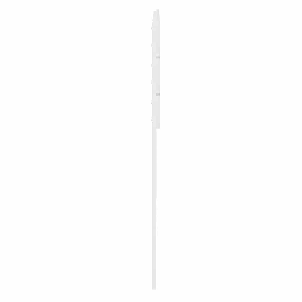 Tête de lit moderne blanche 160 cm, matériau en bois, design fin, durable, meuble de chambre à coucher, montage facile, 163 x 3 x 100 cm