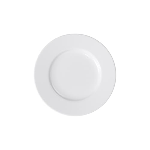 Villeroy & Boch Royal Großer Frühstücksteller, 24 cm, Premium Bone Porzellan, Weiß
