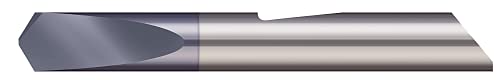 Micro 100 QSD-312X Spade Drill - Quick Change, 118° Point Angle, 5/16" Dia, .860" Flute Length, .040" Web Thickness, 5/16" Shank Dia, 2-1/2" OAL, AlTiN