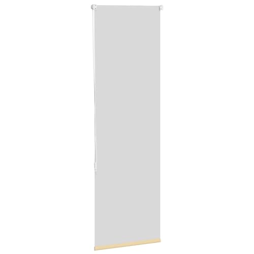 Mengtu Roller Blind Blackout Beige 45x130 cm Fabric Width 40.7 cm Polyester Equipped with shading, heat insulation, and privacy protection functions ZSSCB-UK4010701UK