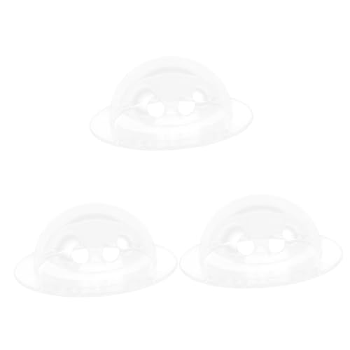 HOODANCOS 3stücke Acryl Haustier Kuppel Für Transportbox Atmungsaktive Halbkugel Klarer Kuppel-ersatz Für Hundetransport Katzenzugang Robust Und Pflegeleicht Für Kleine Haustiere