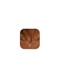 ZOERAY Collana Donna Argento 925 Oro con Cubic Zirconia Ciondolo Girocollo