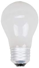 newlifeapp 40A15 Premium Quality Appliance Light Bulb 40-Watt, Medium Based, A15, 120V, 3-1/2" Length. Frosted, General Purpose med.