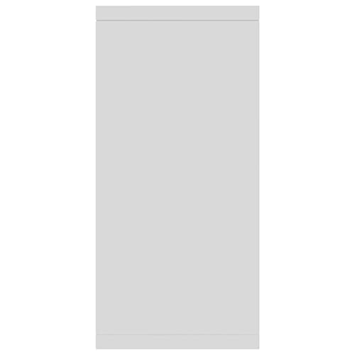 vidaXL White Sideboard 88x30x65 cm with 4 Drawers and 2 Doors, Engineered Wood, Ideal for Living Room, Bedroom, Office