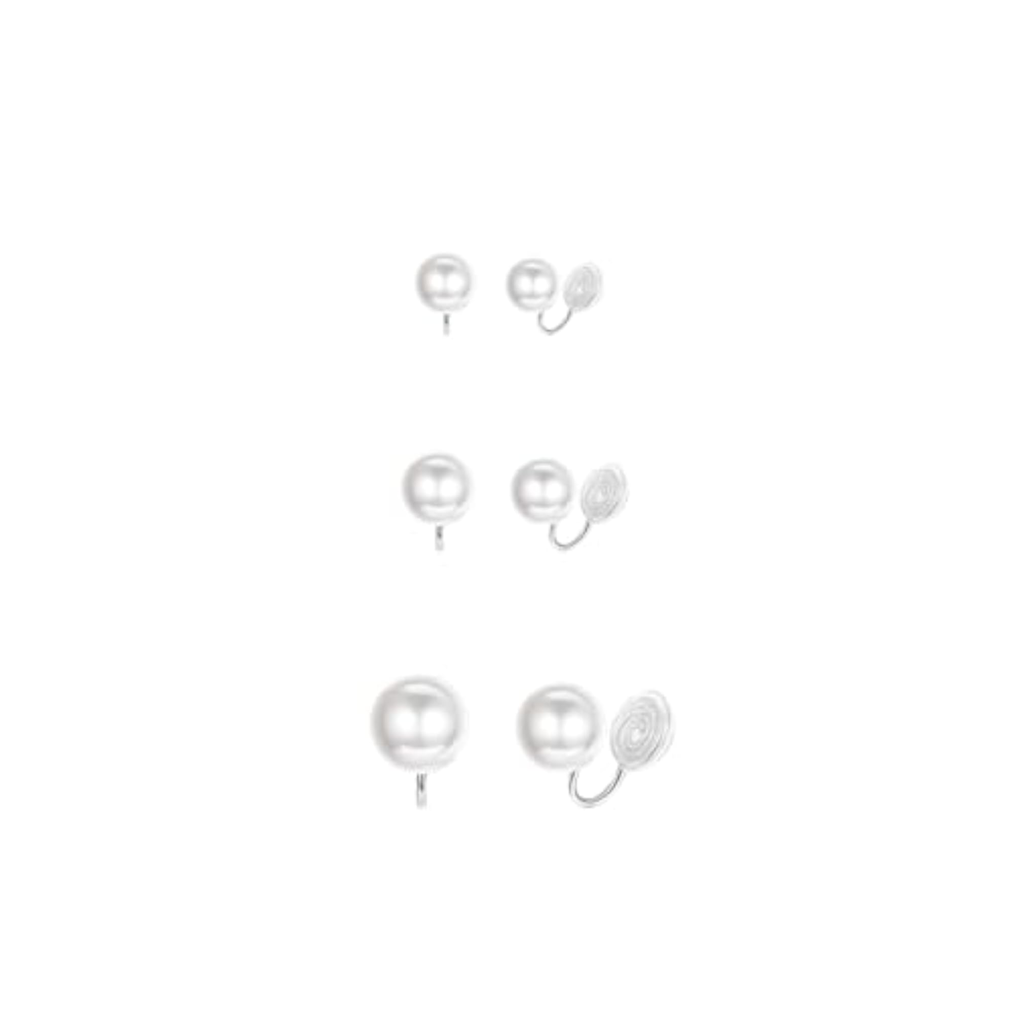 Women's Non-Pierced Freshwater Pearl Clip-On Earrings