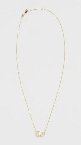 SHASHI Women's Bezel Pear Cushion Necklace, Gold, One Size2