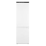 LG GTFN256SER Frigorifero Combinato da Incasso, Classe E, 233 L, 4 Ripiani con Finiture Metalliche, Cerniere a Scorrimento, Total No Frost, Porte Reversibili, Display Smooth Touch, Bianco