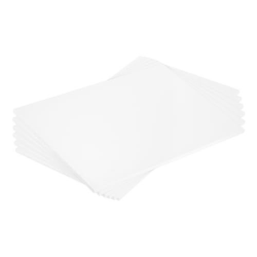 MECCANIXITY ABS Plastic Sheet 12 Inch x 8 Inch x 0.24 Inch ABS Styrene Sheets for Building Model DIY Crafts Panel White 6 Pcs