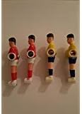 Real Wood Toys 20 Inch Foosball-Replacement Players-3" Pack of 4