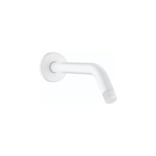 Hansgrohe Standard 9" Extended Length 3-inch Modern Coordinating Showerarm White, 04186703, for Wall Mount Showerhead Products Brausearm… – Ansicht 1