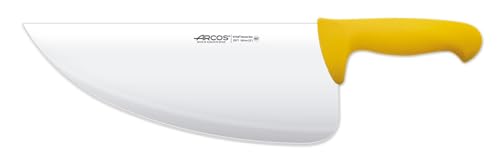 Arcos Couteau Poissonnerie 2900 - Couteau à Poisson 13 - Lame en Acier Inoxydable Nitrum - Manche en Polypropylène Jaune - Argenté - Système d'Identification par Couleurs Européen (7'')