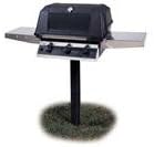 Mhp Gas Grills W3g4dd Natural Gas Grill W/ Searmagic Grids On Black Cart