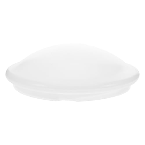 OUNONA Pantalla Mejora la Comodidad de Lámpara de Acrílico Blanco Diseño en Forma de Hongo y Optimiza el Espacio para Ventilador de Techo y Luz Colgante en Interiores y Dormitorio
