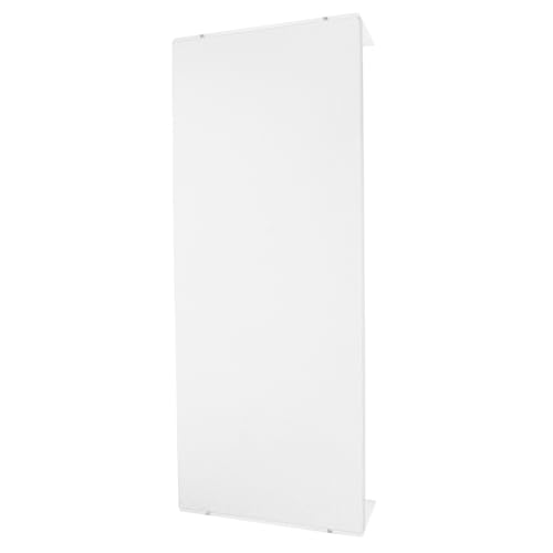 Gain de place bureau avec ce support écran acrylique blanc stable