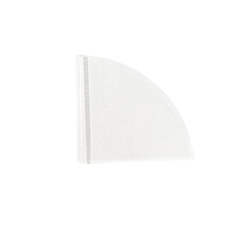 CYDZSRA Filtros de papel para café saludables con cono para filtrar posos y aceite, ofreciendo un sabor a café menos amargo. Máquina de filtro papel con gotero. Papeles cono.