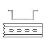Mounting Hardware NS35/7.5 UNPERF 1M