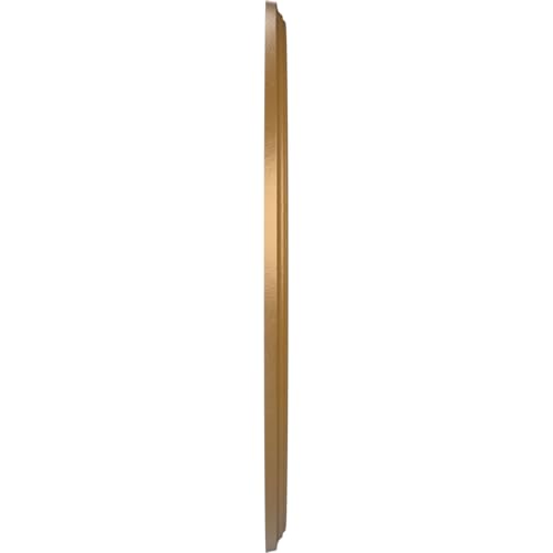 Image of Ekena Millwork CMP22BECGH Berkshire Thermoformed PVC Ceiling Medallion (Fits Canopies up to 10 1 /8 inch), 22 inchOD x 3 1 /2 inchID x 1 inchP, Metallic Gold Rush