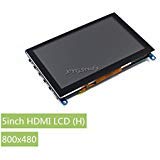 5inch 800x480 Capacitive Touch Screen LCD Display Monitor HDMI Interface Supports Raspberry Pi 4 3 2 Model B A+ B+ BB Black Banana Pi Supports Game Console XBOX360 Sony PS4 Nintendo Switch @XYGStudy