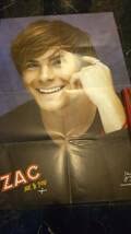 ザックエフロン　ポスター　洋書　写真集　Zac Efron　傷あり ザックエフロン ポスター 洋書 写真集 Zac Efron 傷あり Zac