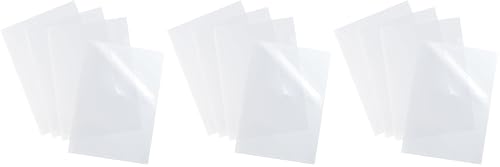 Pochettes-coin A4 OXFORD lot de 3 boîtes transparentes pour rangement et classement
