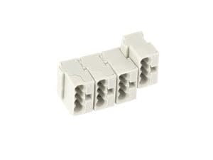 BORNE MICRO POUR BOTE DE DRIVATION 4 CONDUCTEURS GRIS CLAIR, light grey, Box of 100 pieces - Image 2