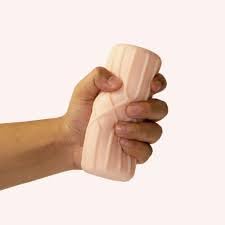 Image of MyMuse Grip Massager - Men, Durable & Body Safe material, Long & Flexible, Stress Relief & Relaxation, Waterproof, Non-Electric - Brushed Suede