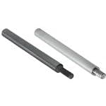 One End Threaded Precision Linear Shaft 30mmX250mm 1pc