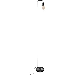 Lampara De Pie Ikea Negra ATMOSPHERA CREATEUR D'INTERIEUR Lámpara de pie metal negro H150, Negro, Grande