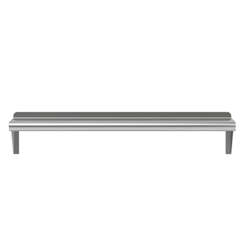 Image of AmGood 8 in. x 36 in. Stainless Steel Wall Shelf | NSF | Metal Shelving | Garage, Laundry, Storage, Utility Room | Restaurant, Commercial Kitchen