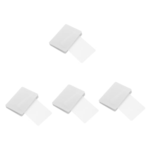 Lurrose 4 Juegos Película De Plástico Transparente Cinta Transparente Térmico Doble Calor Protección Para Fotos De Pvc Transparente Película Termolaminadora Para Fotos 100 Hojas * 4