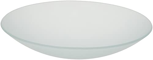 Westinghouse Lighting Lampenschirm aus gefrostetem Pilz, 21,7 cm, Weiß, 21.7 x 21.7 x 4.7 cm