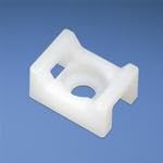 Panduit, SGTM1S6-C, The Cable tie Mount is Natural Color and is Applied with a #6 (M3) Screw. It is 0.51 (13.0 mm) Long and Made of Nylon 6.6 which Increases Mechanical Strength Heat an(500 Item/s)