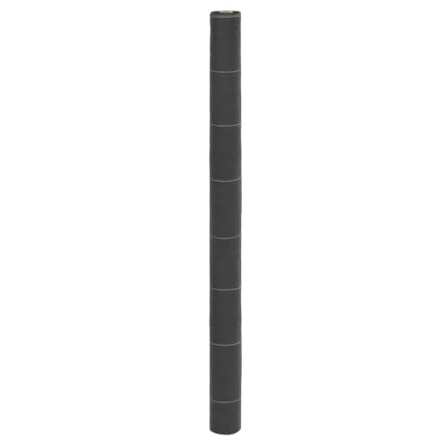 LAPOOH Membrana de malezas negra de 1,5 x 25 m, PP, tela de barrera contra malezas, membrana de control de malezas, barrera de malas hierbas para jardín, protección UV, maleza-4005222