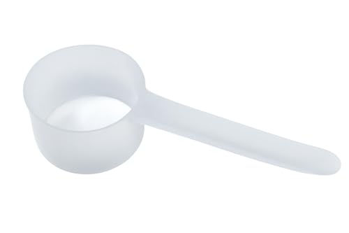 8 Tsp (39 mL | 1.32 Oz.) Long Handle Scoop for Coffee, Protein Powder, Pet Food, Spices, Grains, Dry Goods – Food-Grade BPA-Free Plastic Measuring Spoon (Pack of 1)
