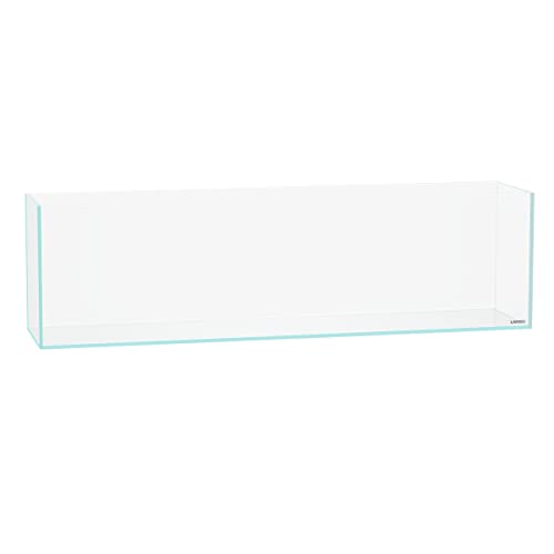 Image of LANDEN 90L 10.8 Gal Rimless Low Iron Aquarium Long Fish Tank, Bookshelf Aquarium, W35.4xD7.87xH9.84 in(90x20x25cm) 6mm Thickness with Black Nano Foam Leveling mat Included