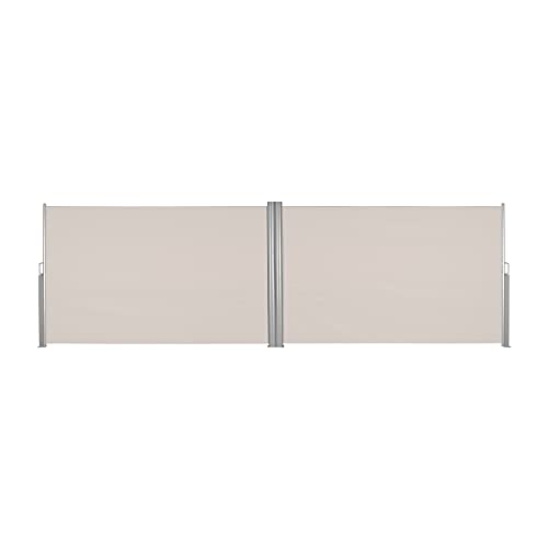 Ventanara® Doppelseitenmarkise ausziehbar Sichtschutz Sonnensegel...