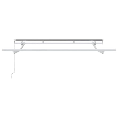 Auvent blanc métallique rétractable 2,5 x 2 m pour résoudre le manque d ombre au balcon