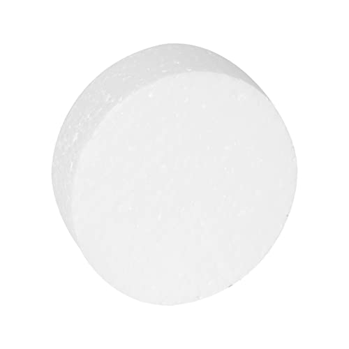 24 Pack Foam Circles For Crafts, 3 Inch Round Polystyrene Discs For Diy Projects (White, 1" Thick) #TOP5